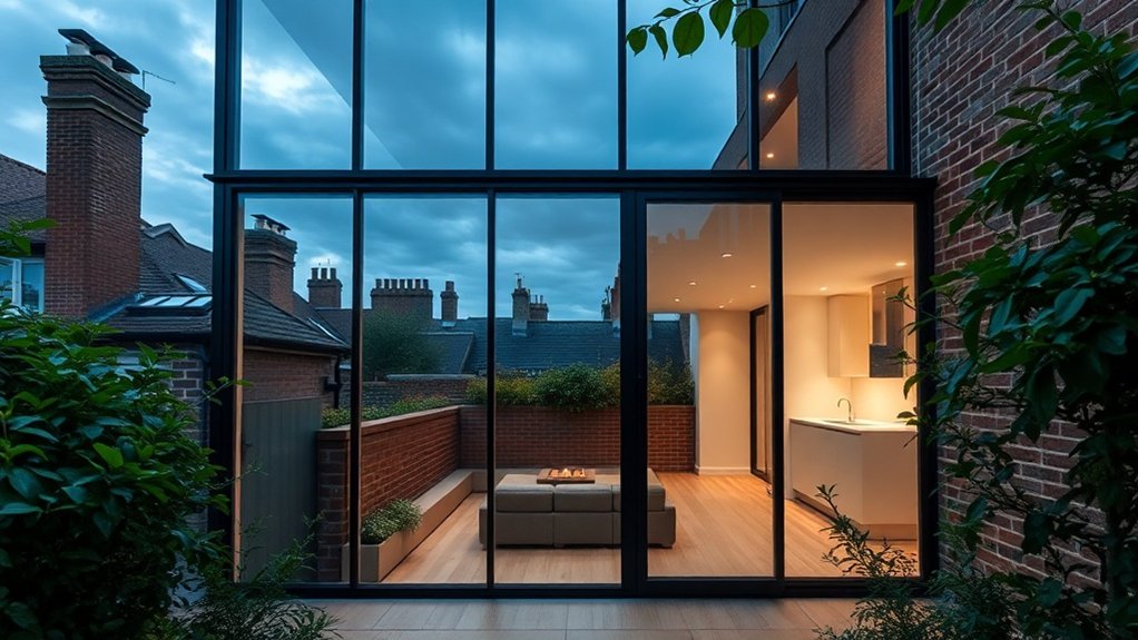 Glass Extension Walls Shoreditch
