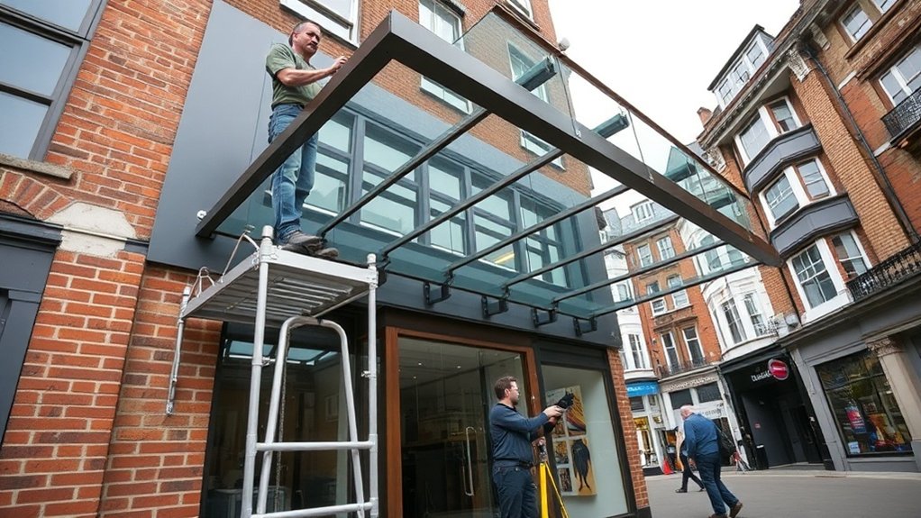 Shopfront Canopy Shoreditch